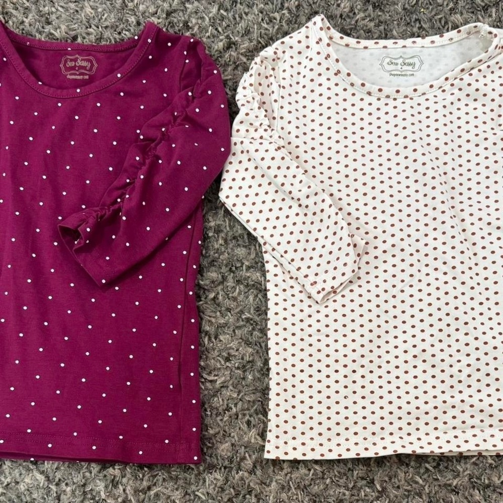 Sew Sassy -boutique girls' 4T long sleeve tops